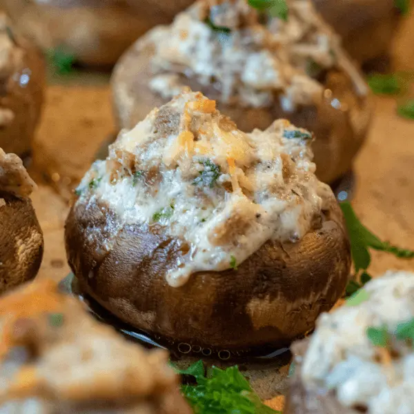 Keto Stuffed Mushrooms