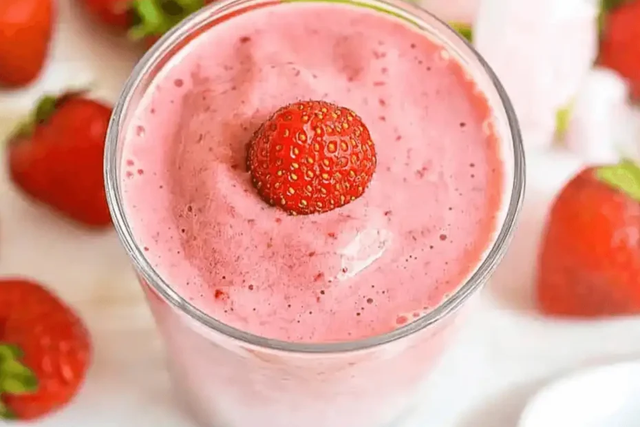 Keto Strawberry Smoothie